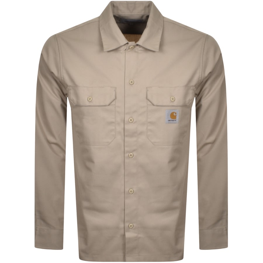 Alternative Image for ProductCarhartt Master Long Sleeve Shirt Beige1